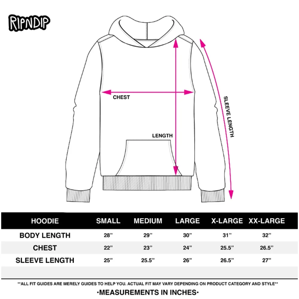 RIPNDIP CAT LADY HOODIE-SLATE