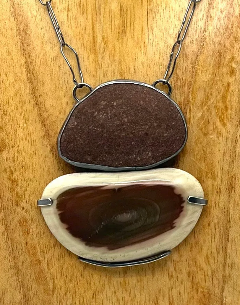 Rock and Imperial Jasper Necklace