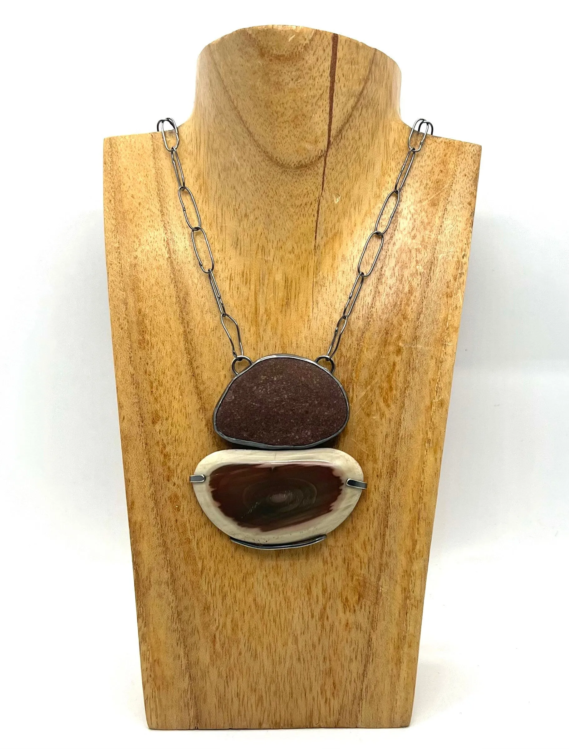 Rock and Imperial Jasper Necklace