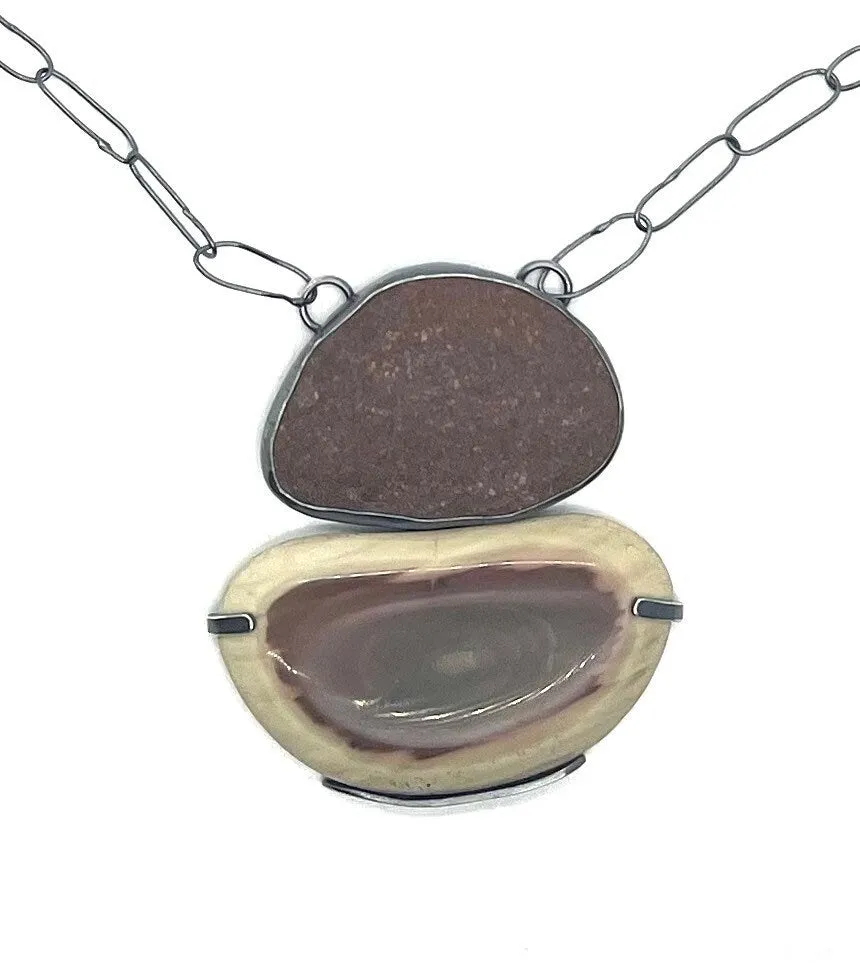 Rock and Imperial Jasper Necklace