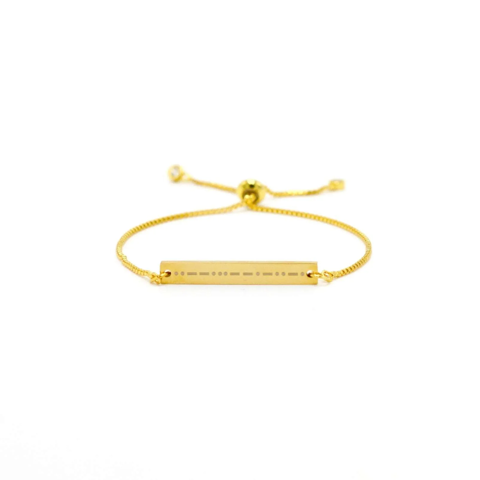 RORY - ENGRAVED MORSE CODE BRACELET