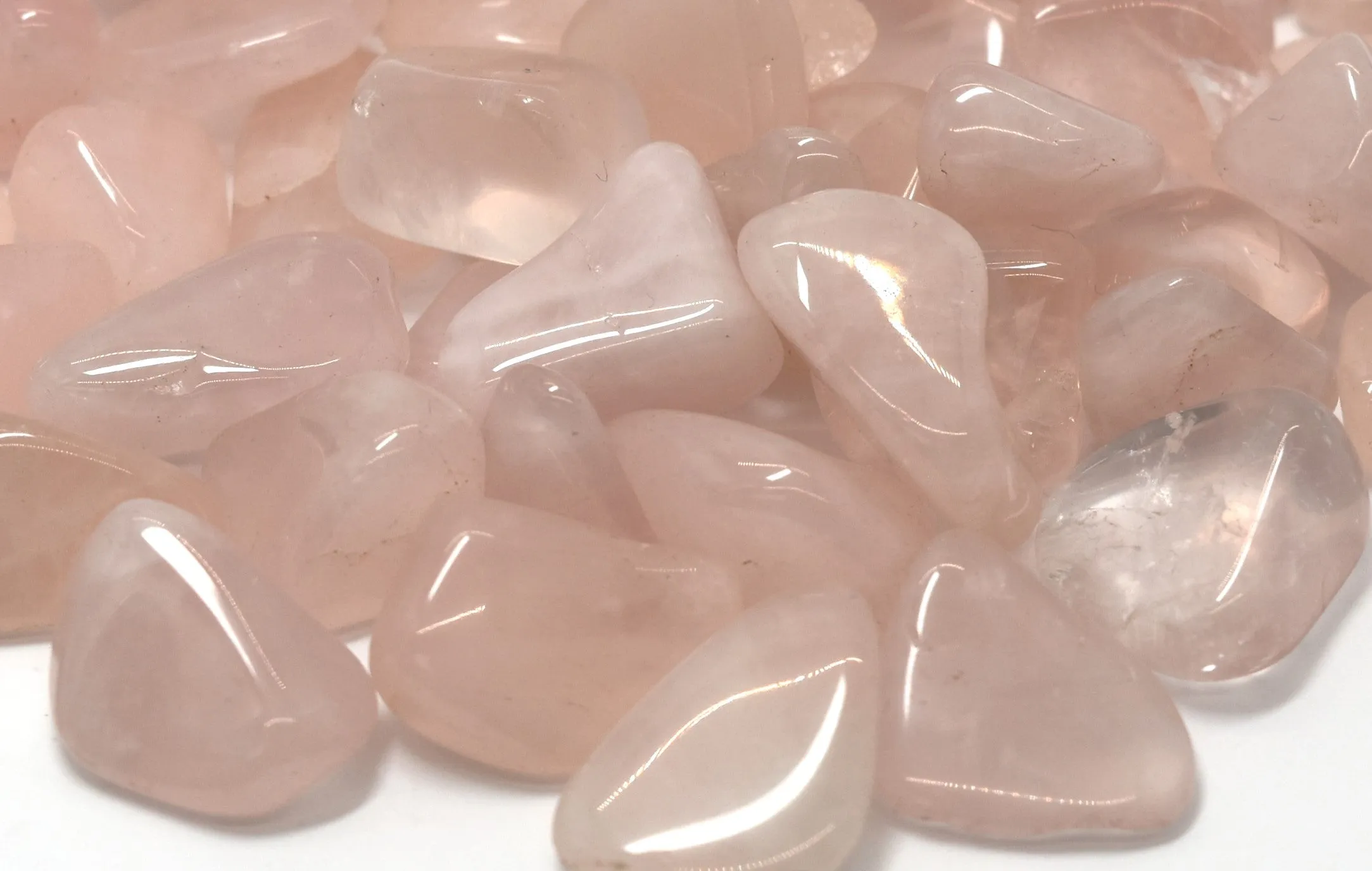 Rose Quartz - Tumbled / Love, Peace, Balance