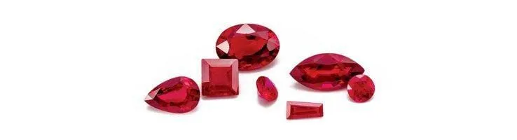 Round Cut Lab Created Ruby Gemstone