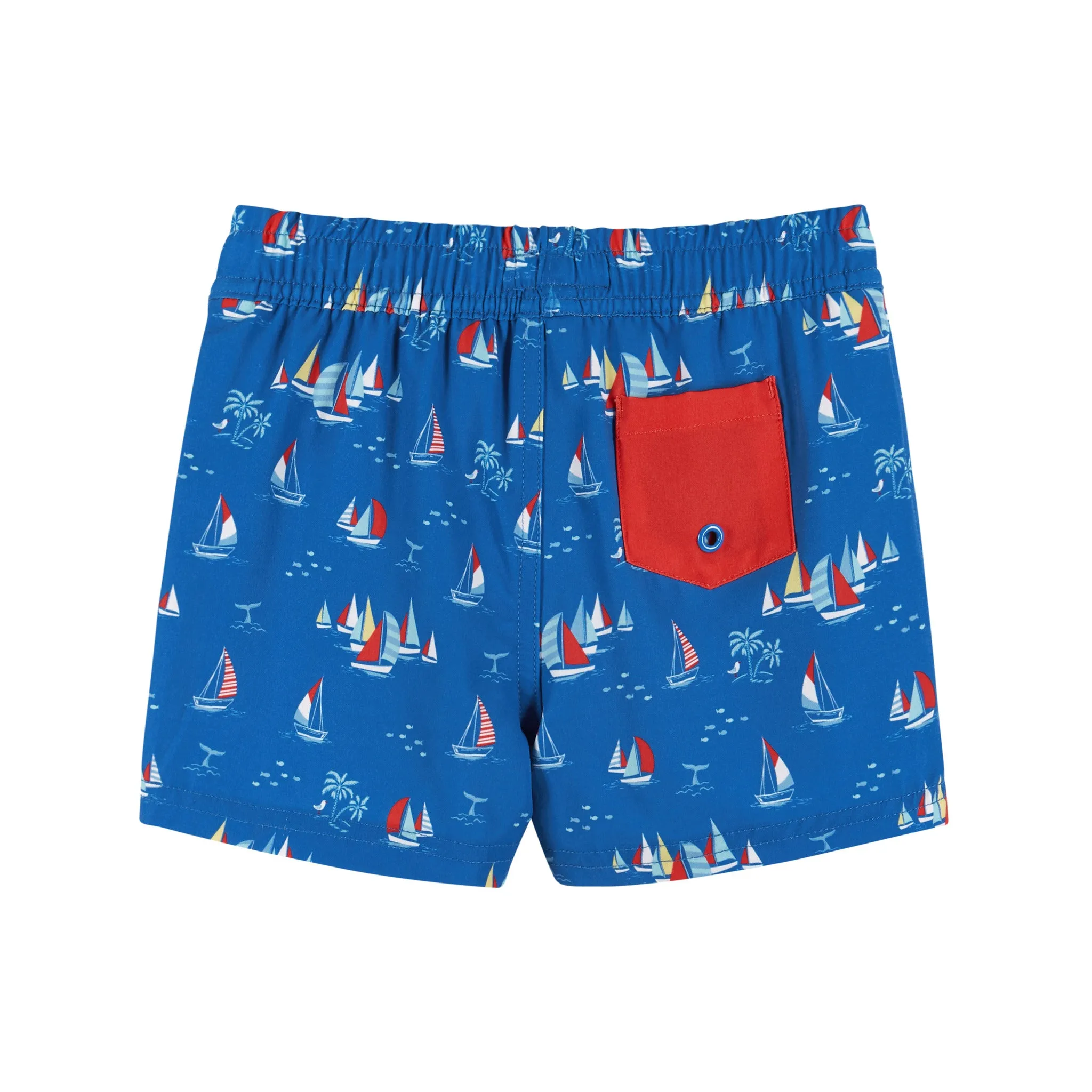 Sailboat Print Boardshort