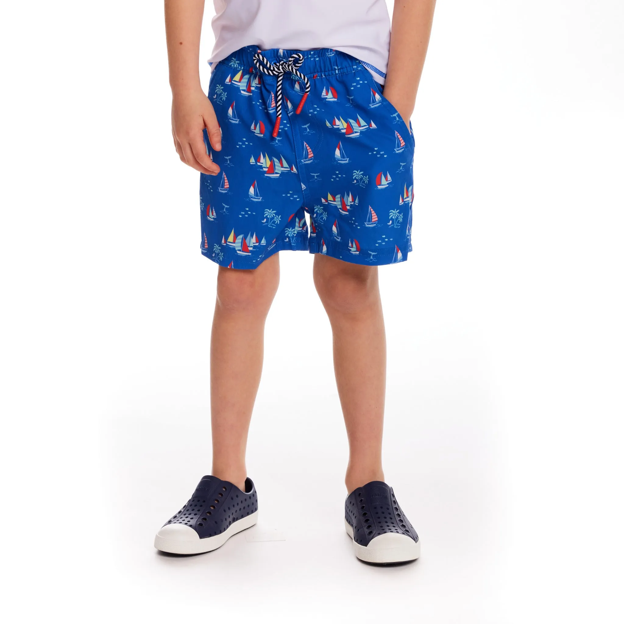 Sailboat Print Boardshort