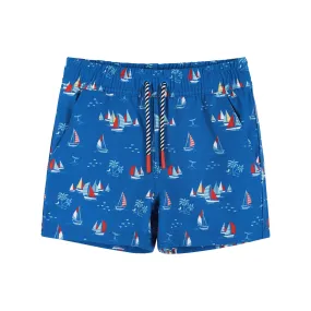 Sailboat Print Boardshort