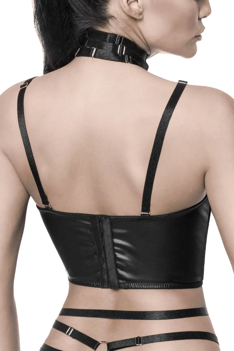 Saresia Wetlook Harness Top