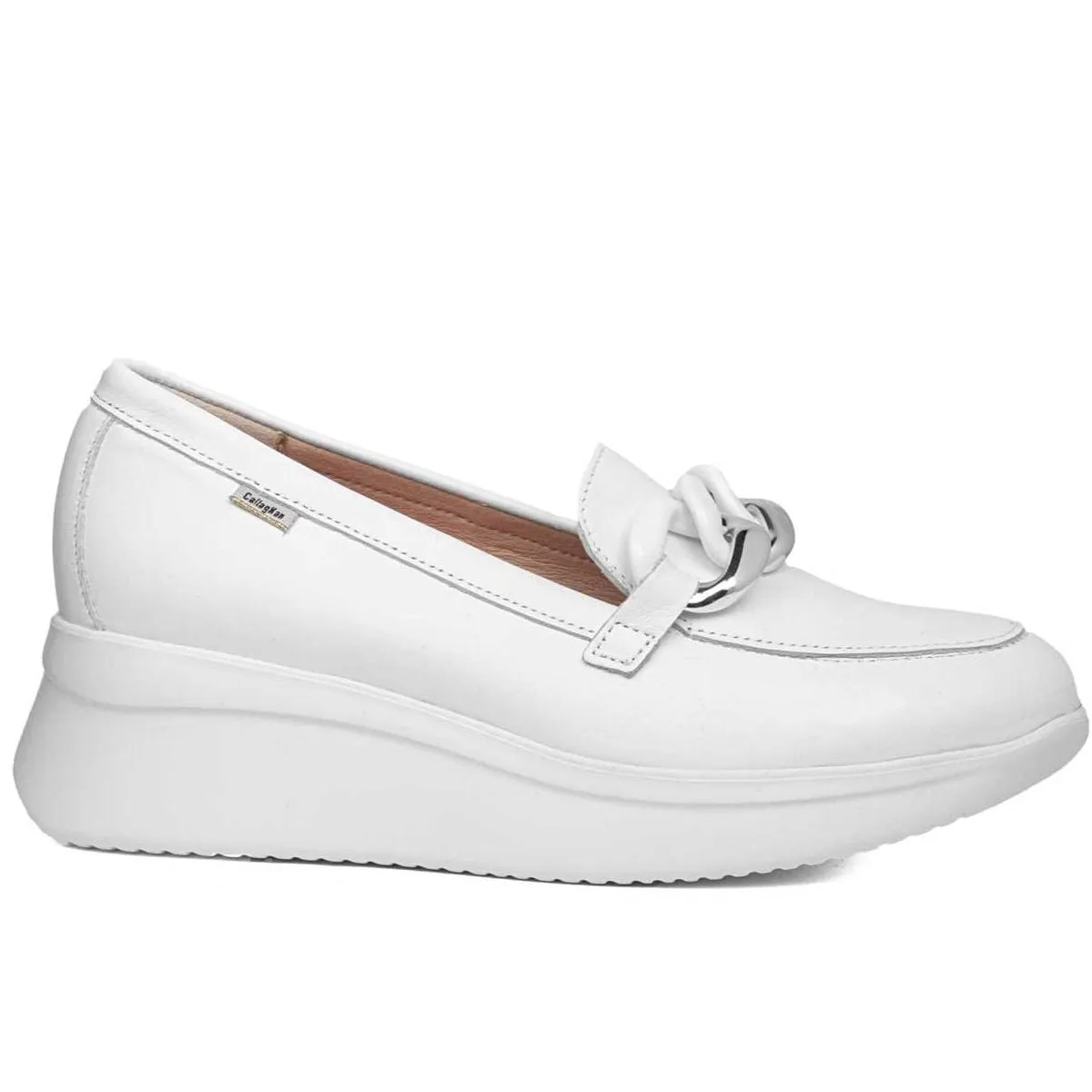 Scarpe casual da Donna - CALLAGHAN Art. 30019 mocassino bianco