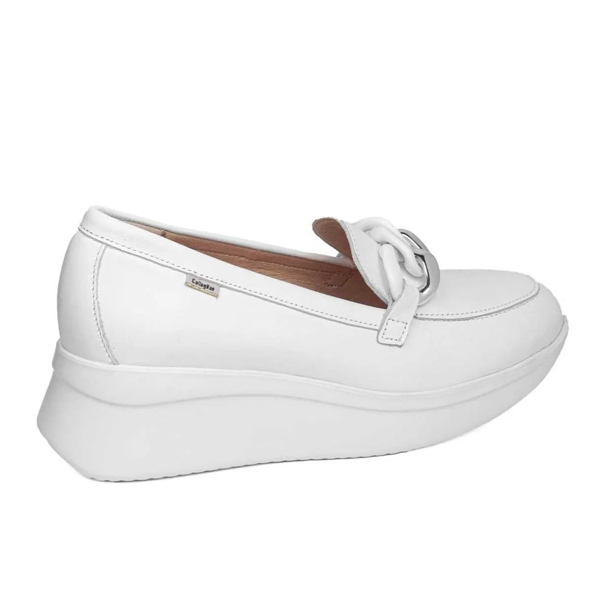 Scarpe casual da Donna - CALLAGHAN Art. 30019 mocassino bianco