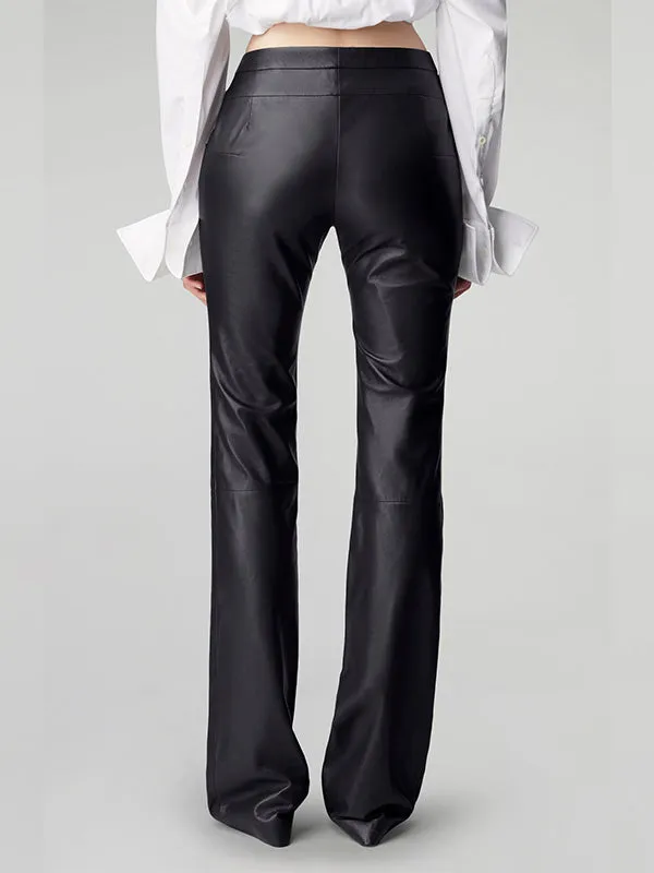 Serge Leather Pant