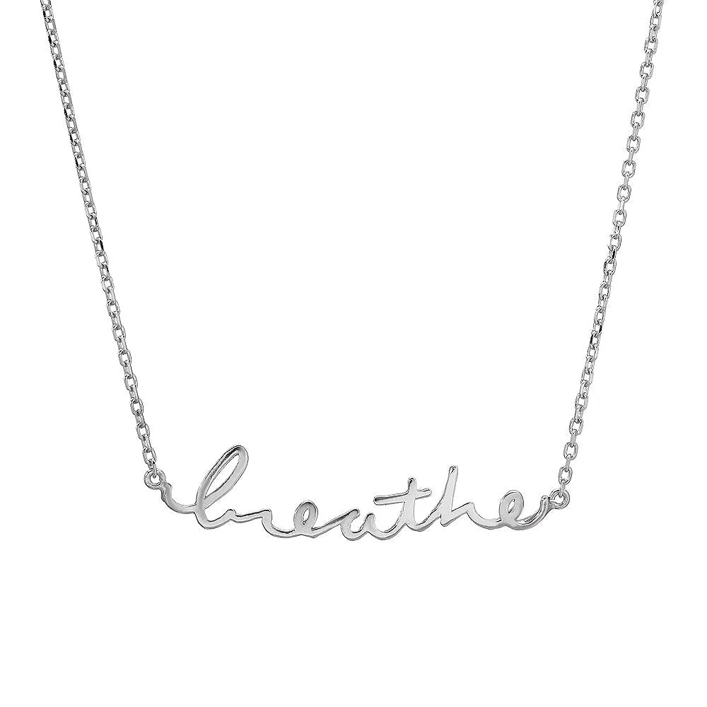 SINCERELY X Winter Stone Breathe Necklace