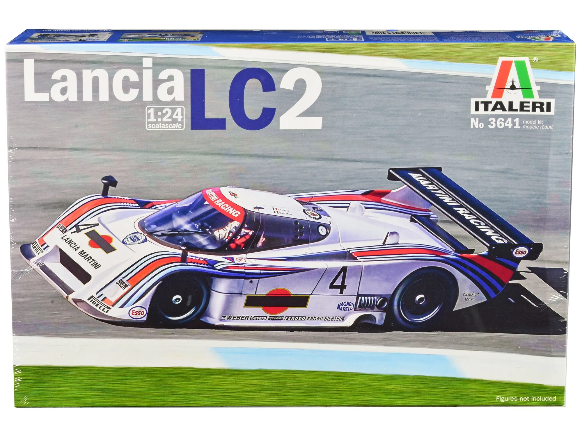 Skill 3 Model Kit Lancia LC2 World Sport Prototype Championship 1/24 Scale Model by Italeri