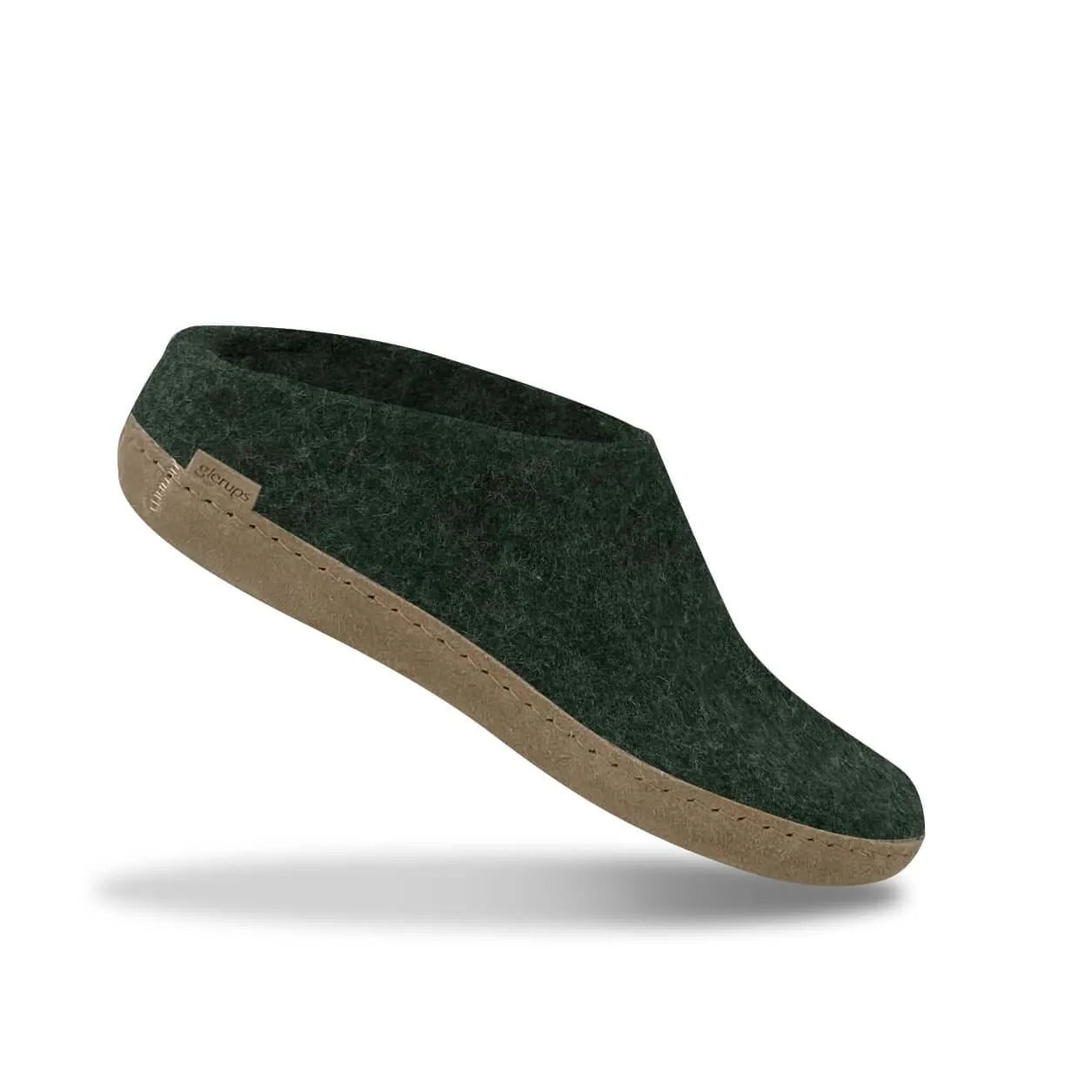 Slip-on with leather sole - Forest