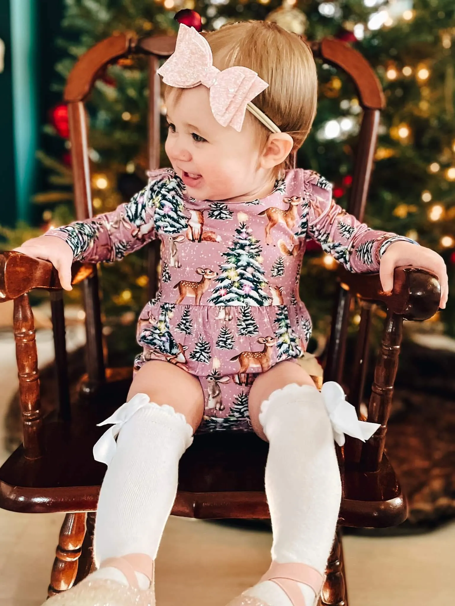 Snowflake Kisses Bubble Romper