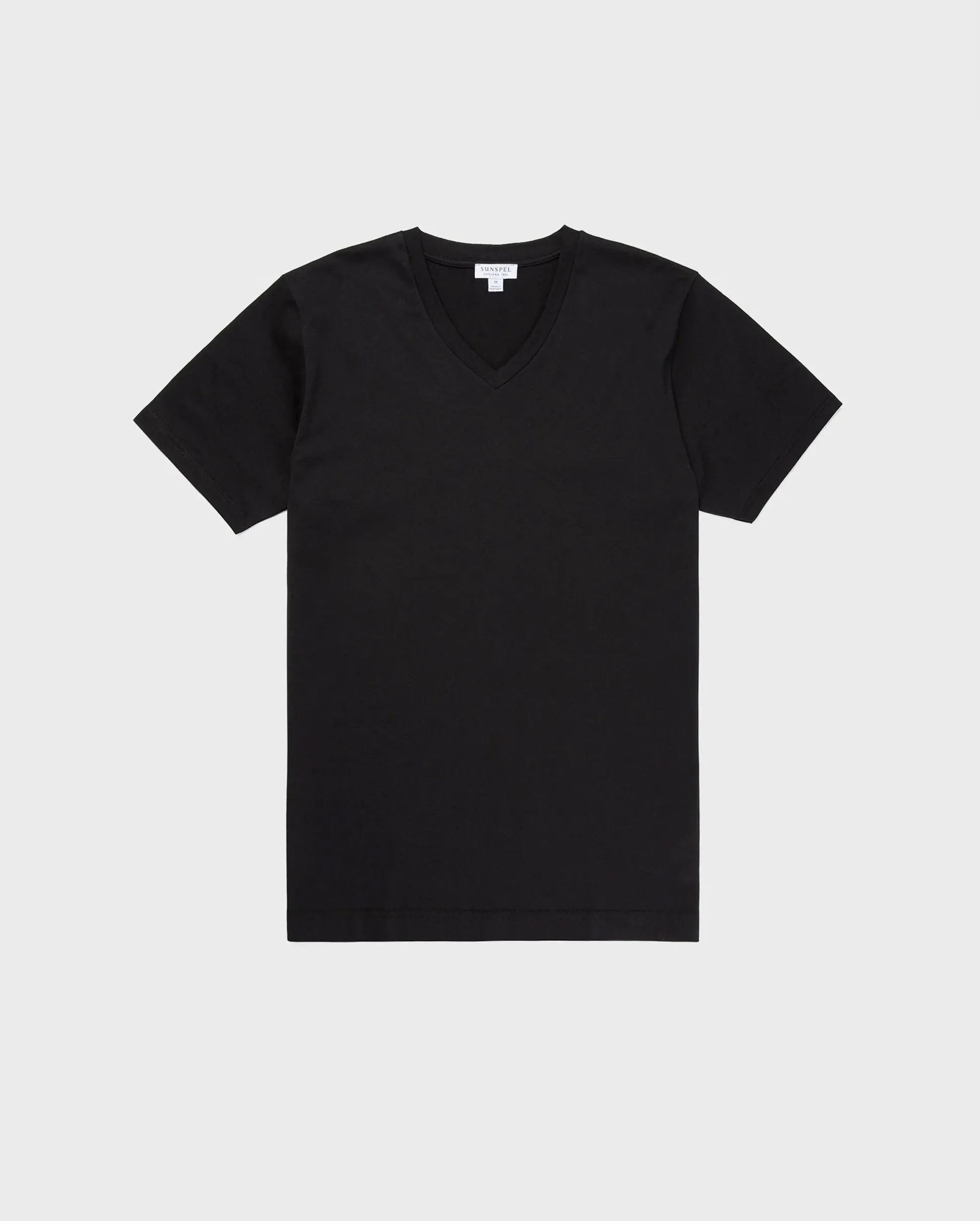 S/S V-NECK / BLACK