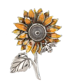 Sunflower Wishes Pocket Token Good Luck Charm