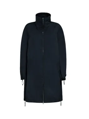 Taffeta Rain Coat in Black