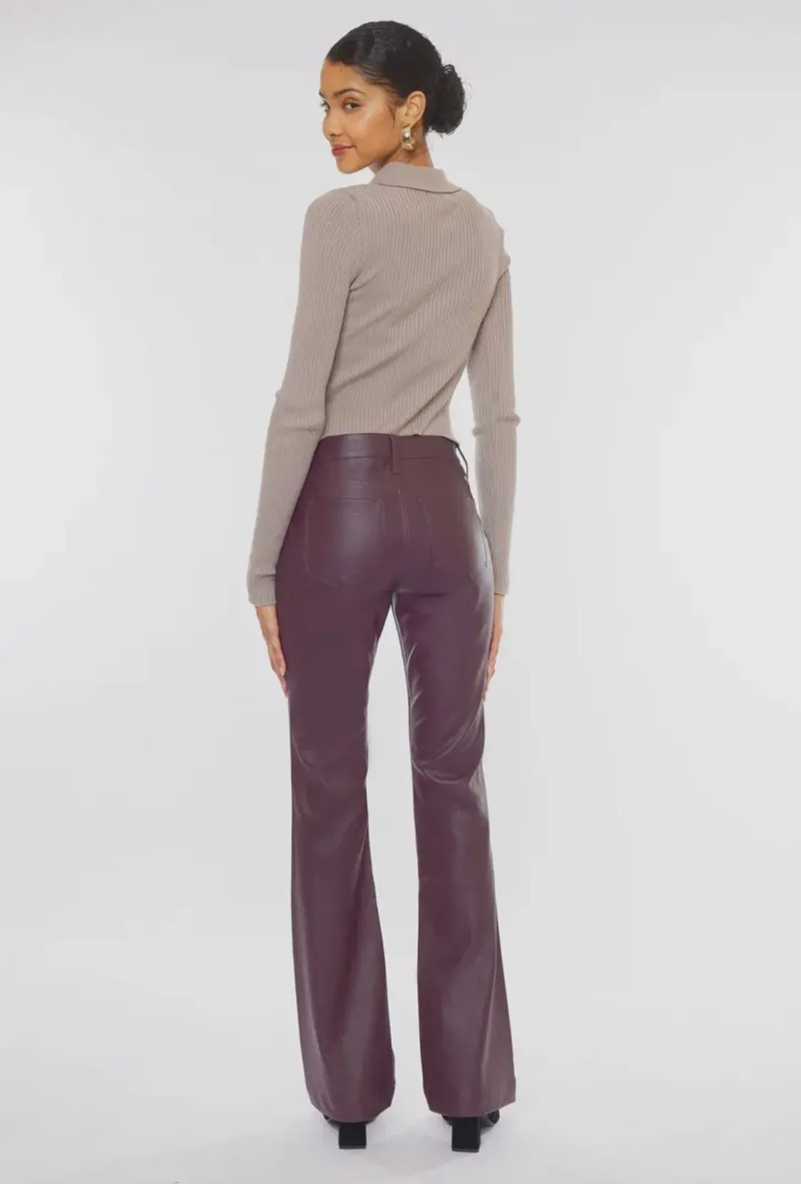 Tara Faux Leather Pants