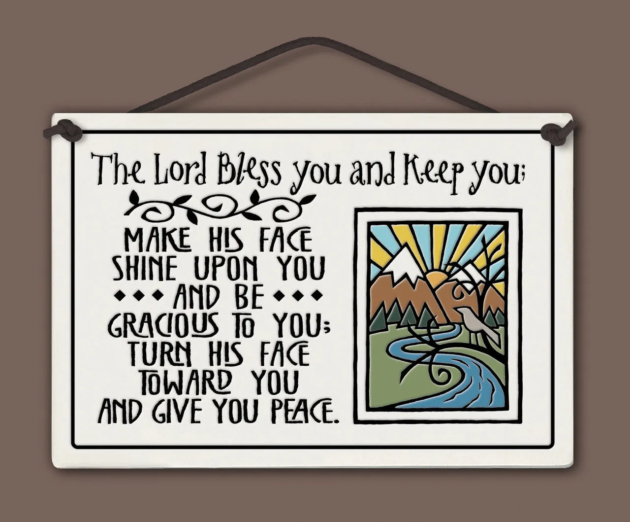 The Lord Bless and Keep You Plaque