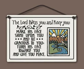 The Lord Bless and Keep You Plaque