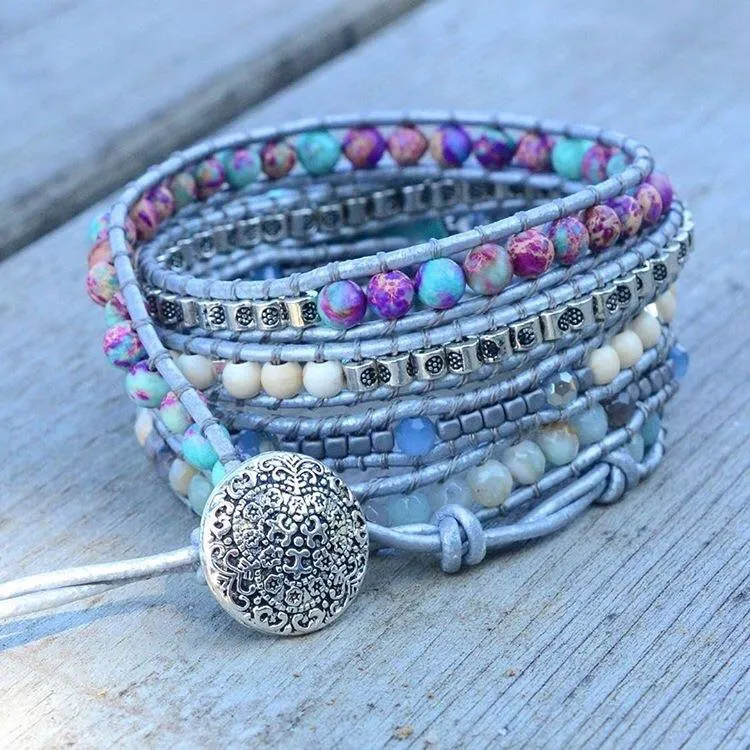 The Turquoise Protection Wrap Bracelet