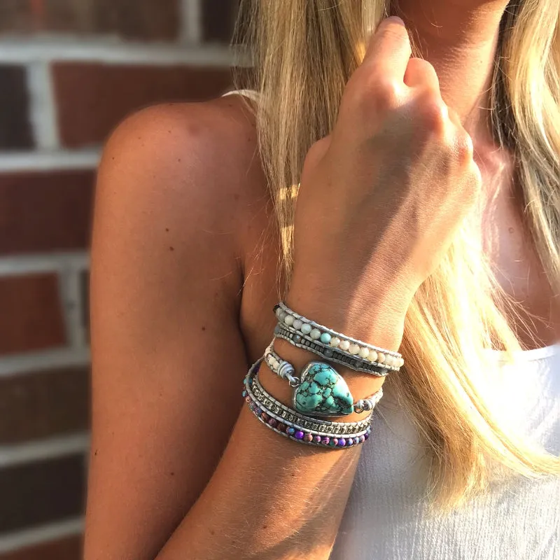 The Turquoise Protection Wrap Bracelet