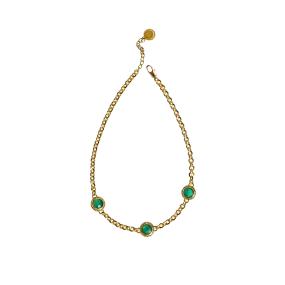 TIJANA Necklace | Green Onyx