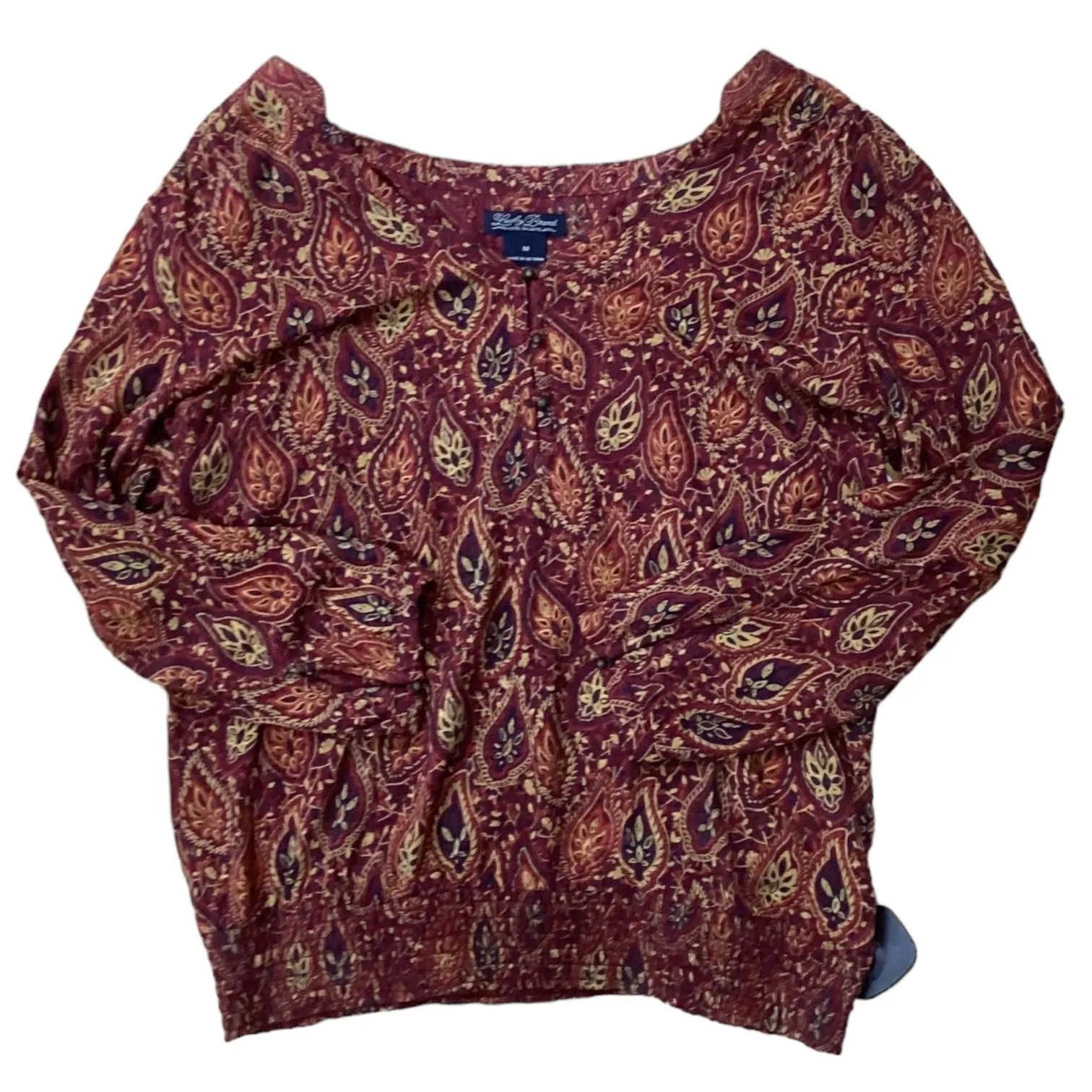 Top 3/4 Sleeve By Lucky Brand  Size: M