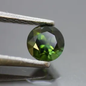 Tourmaline | green colour, round cut 5mm, 0.5ct, VS