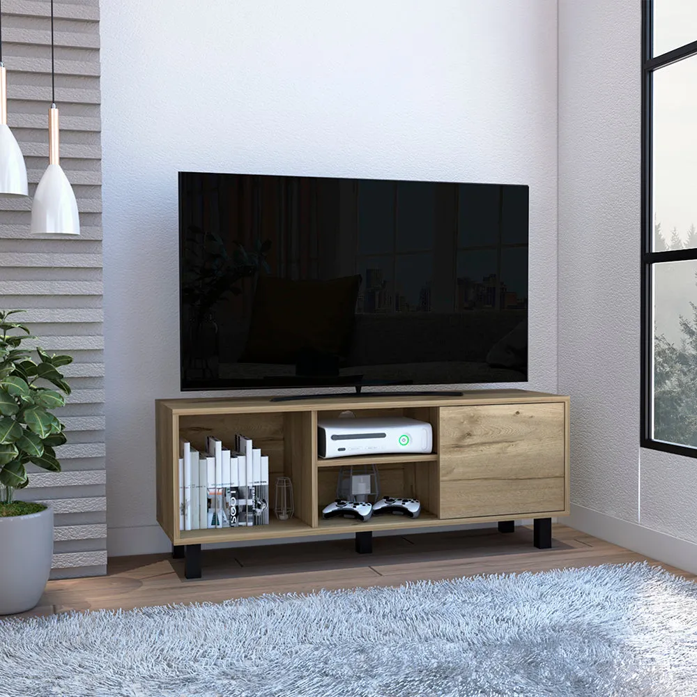 TV Stand Up To 43 3 Open Shelves Fredericia Light Oak