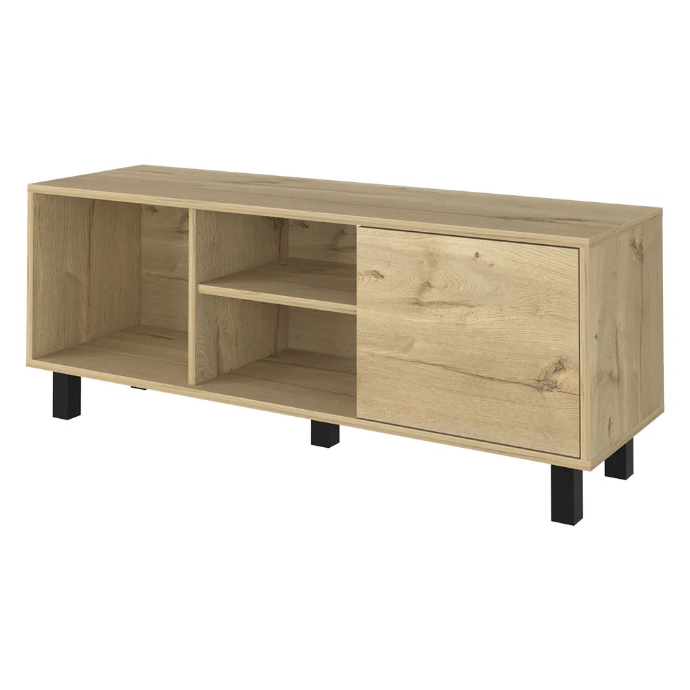 TV Stand Up To 43 3 Open Shelves Fredericia Light Oak