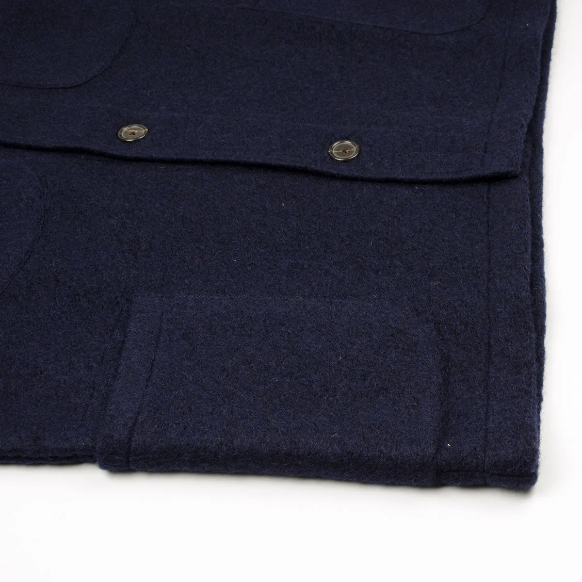 Universal Works - Lumber Jacket Wool Fleece - Navy