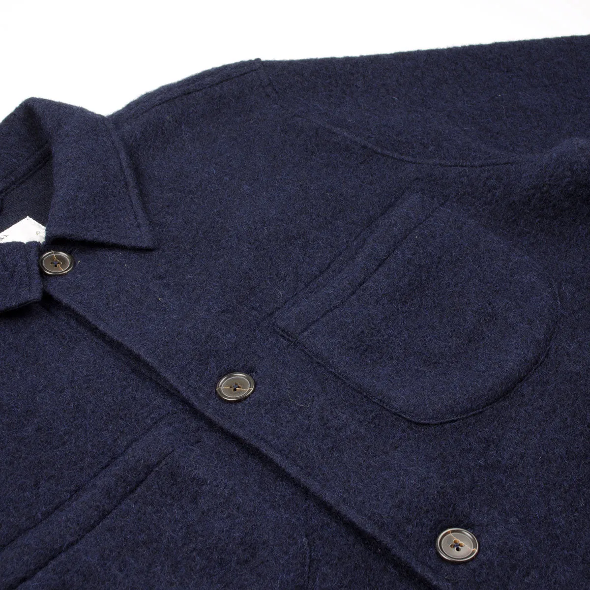 Universal Works - Lumber Jacket Wool Fleece - Navy