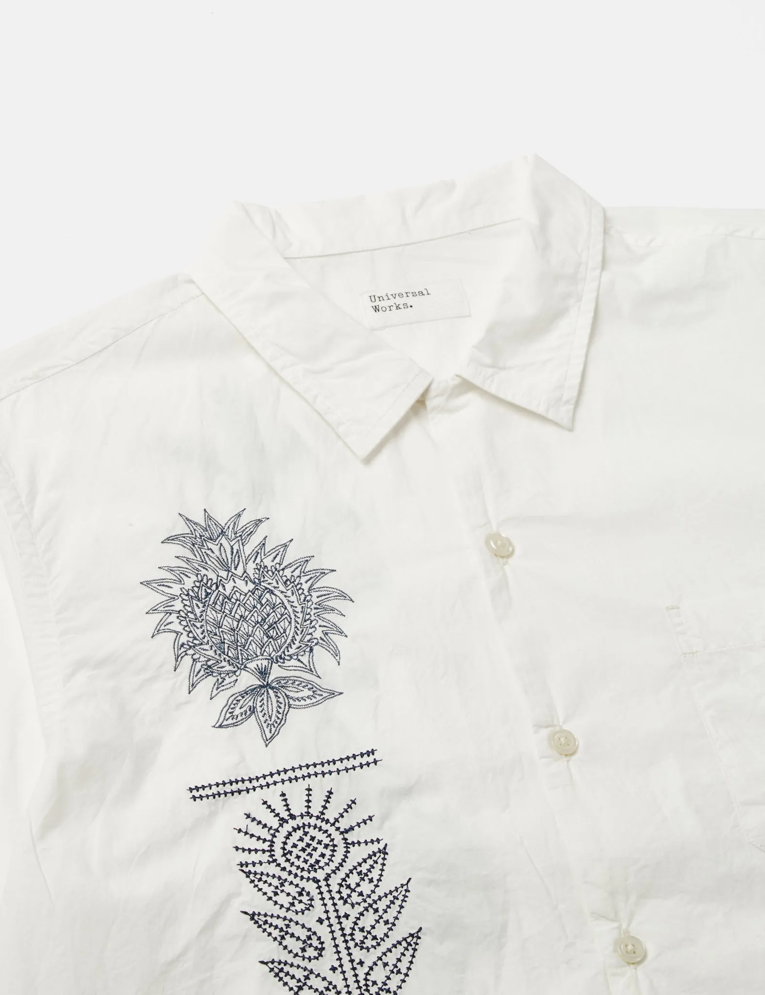 Universal Works Road Shirt (Organic) - Ecru