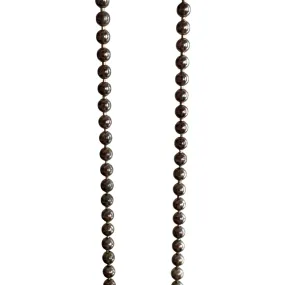 V I N T A G E // classic ball bead / sterling silver ball bead necklace chain / almost 20.25