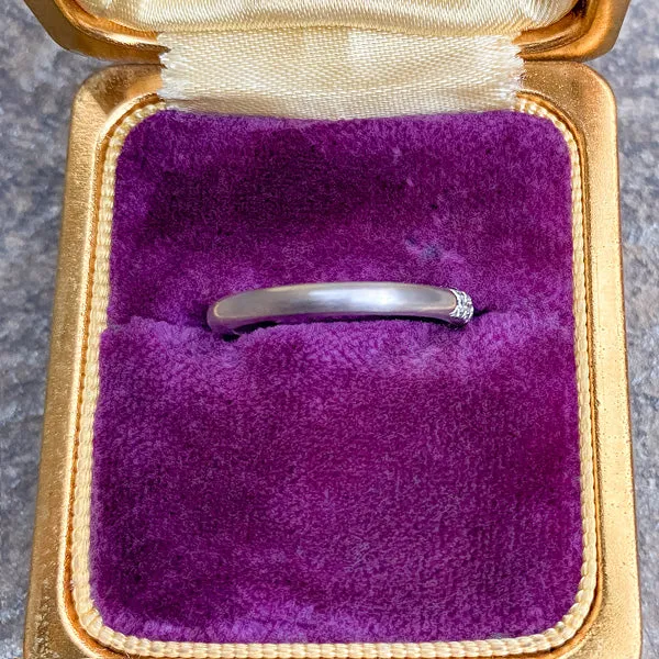 Vintage Diamond Band