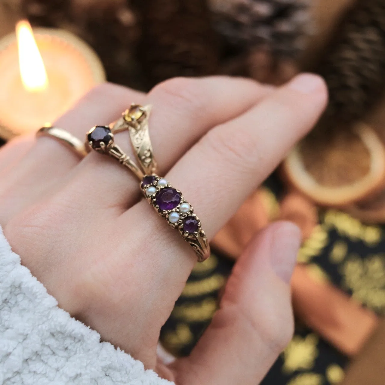 Vintage | Lavender Ring