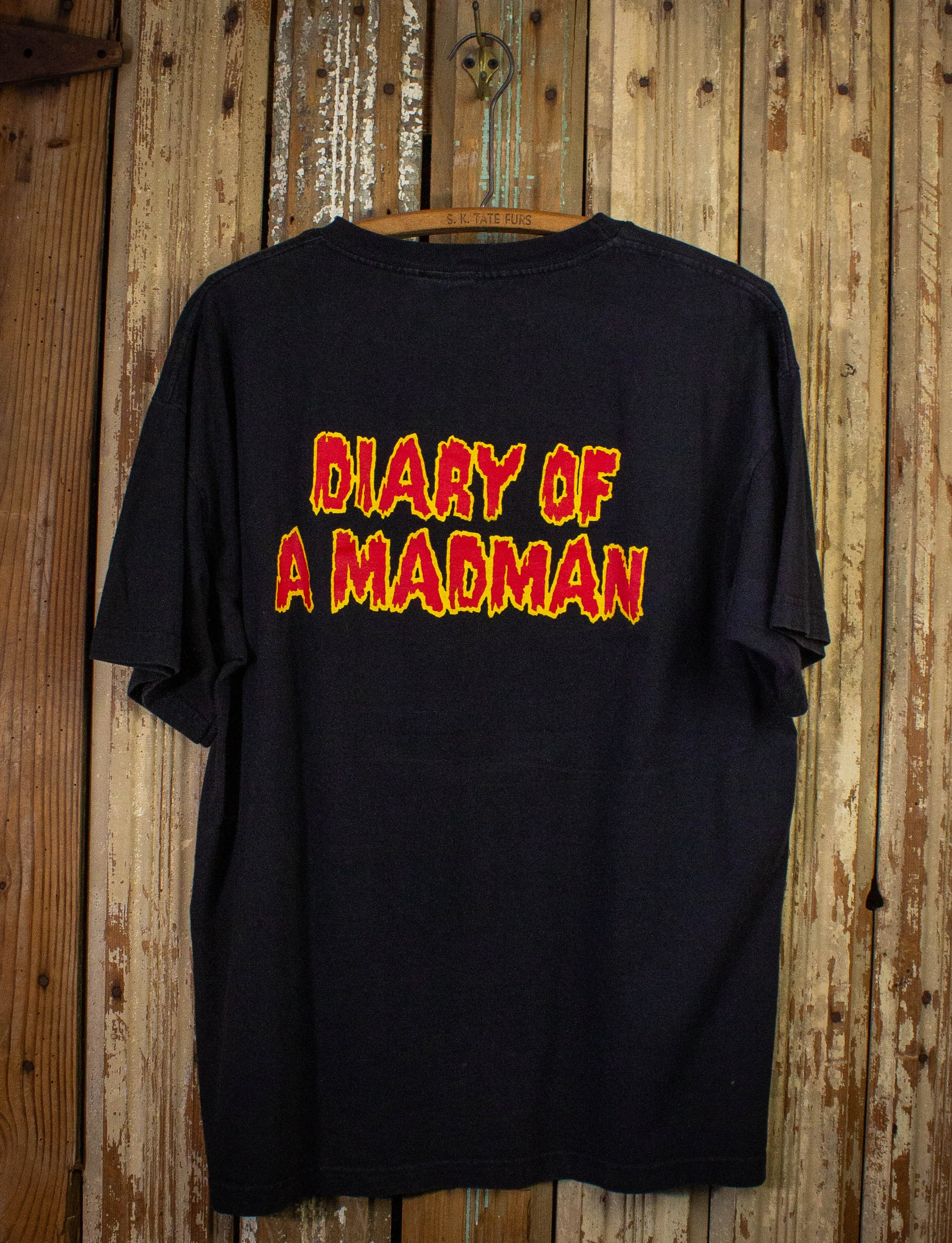 Vintage Ozzy Osbourne Diary Of A Madman Concert T Shirt 2000s Black XL