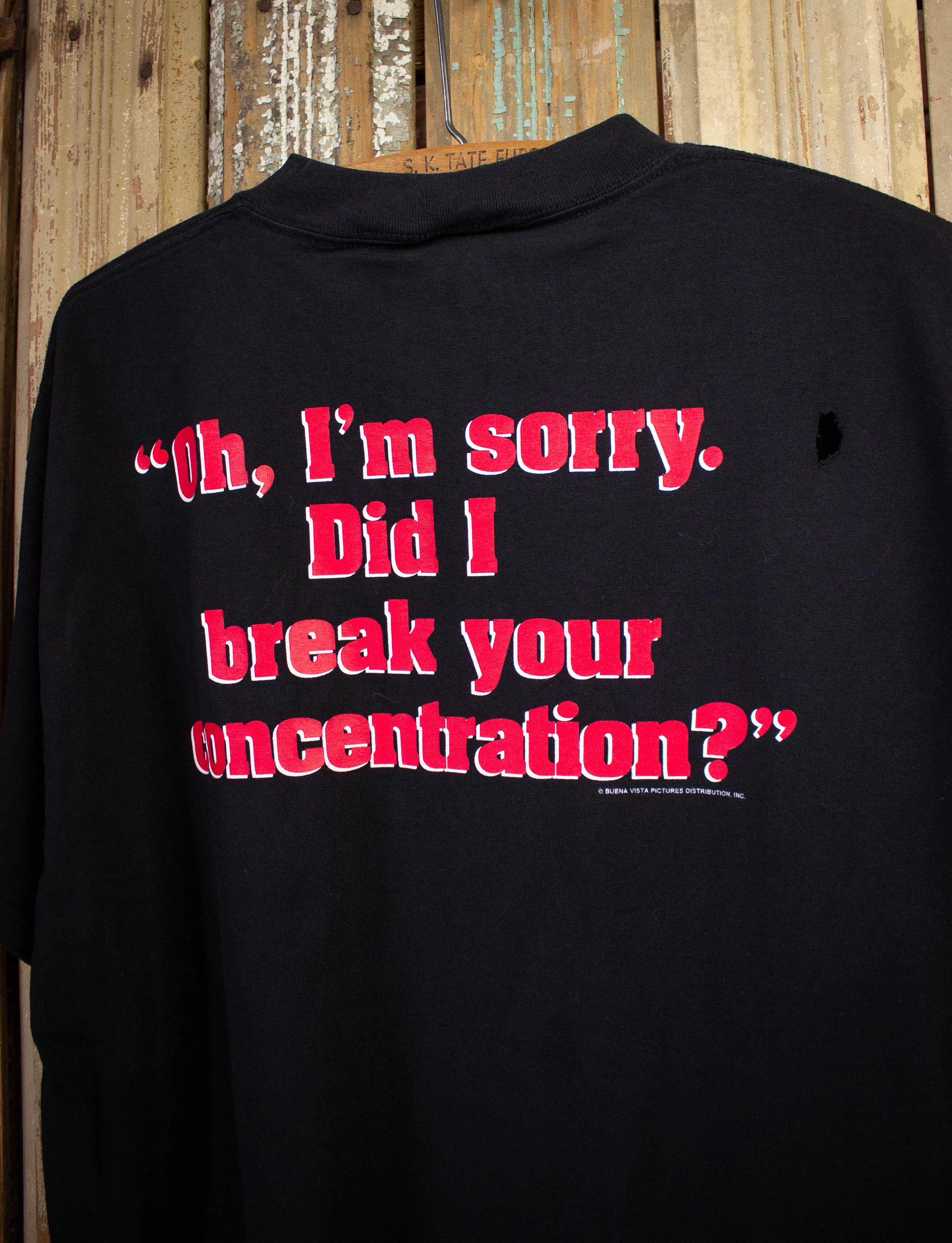 Vintage Pulp Fiction Did I Break Your Concentration Graphic T-Shirt 1994 XL