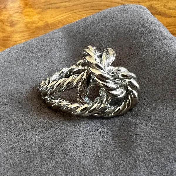 Vintage Rope Twist Knot Ring