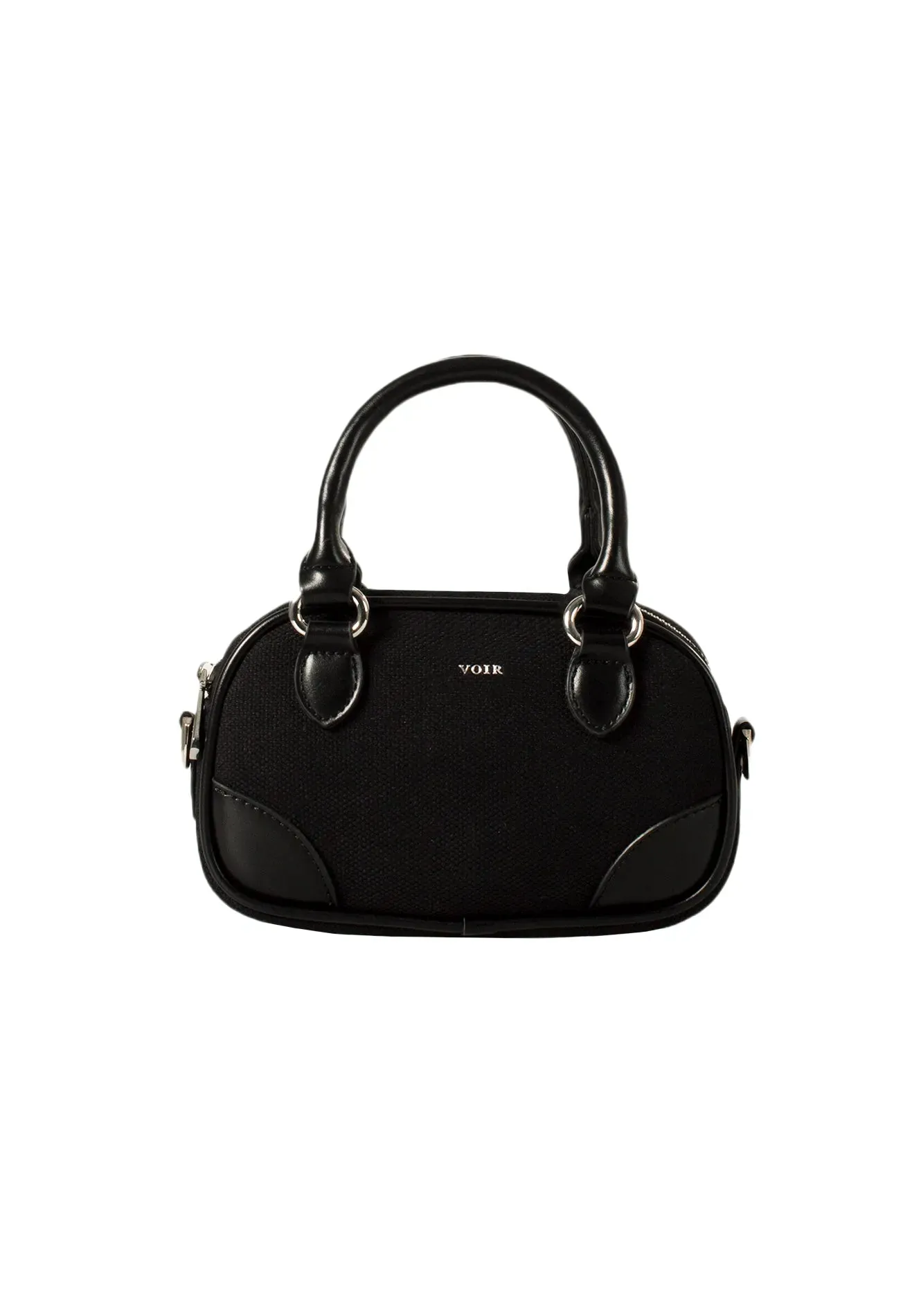 VOIR CLEO Mini Top Handle Satchel Canvas Bag