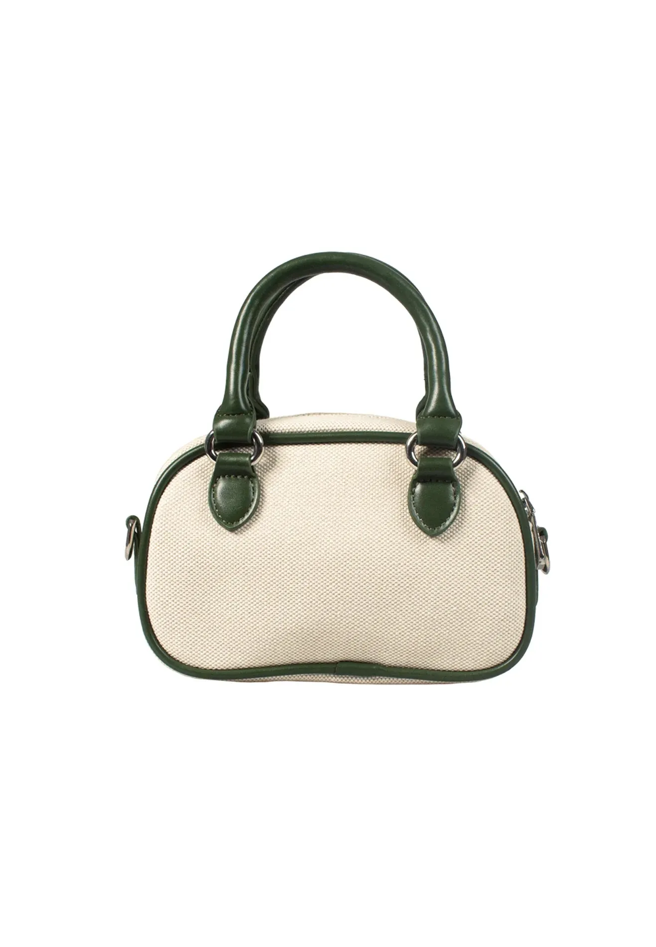 VOIR CLEO Mini Top Handle Satchel Canvas Bag