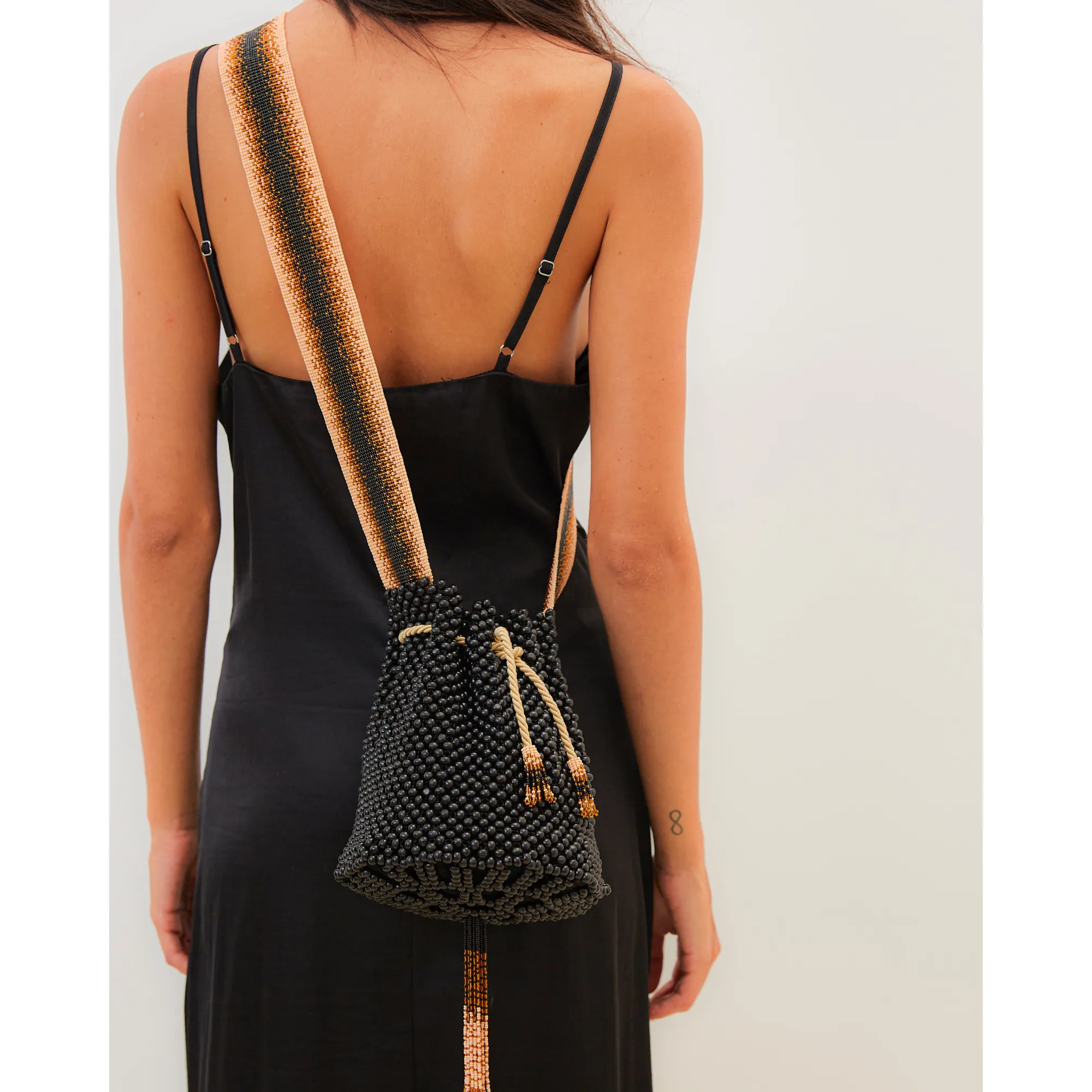 Waterfall Crossbody Bag Black