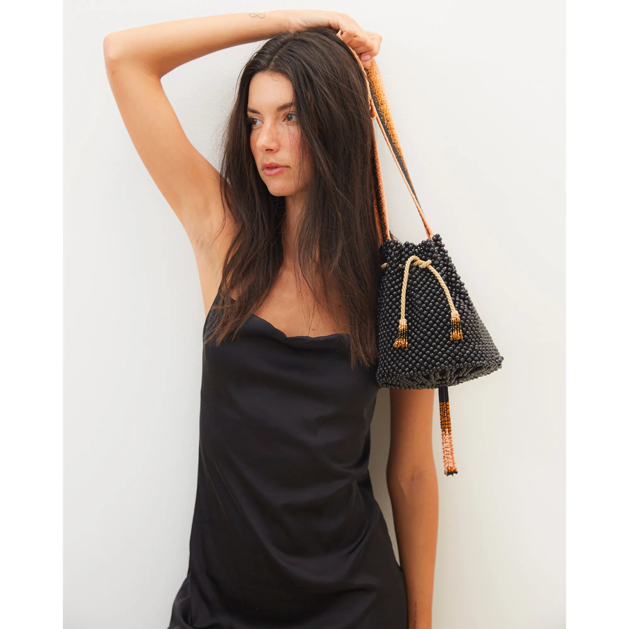 Waterfall Crossbody Bag Black