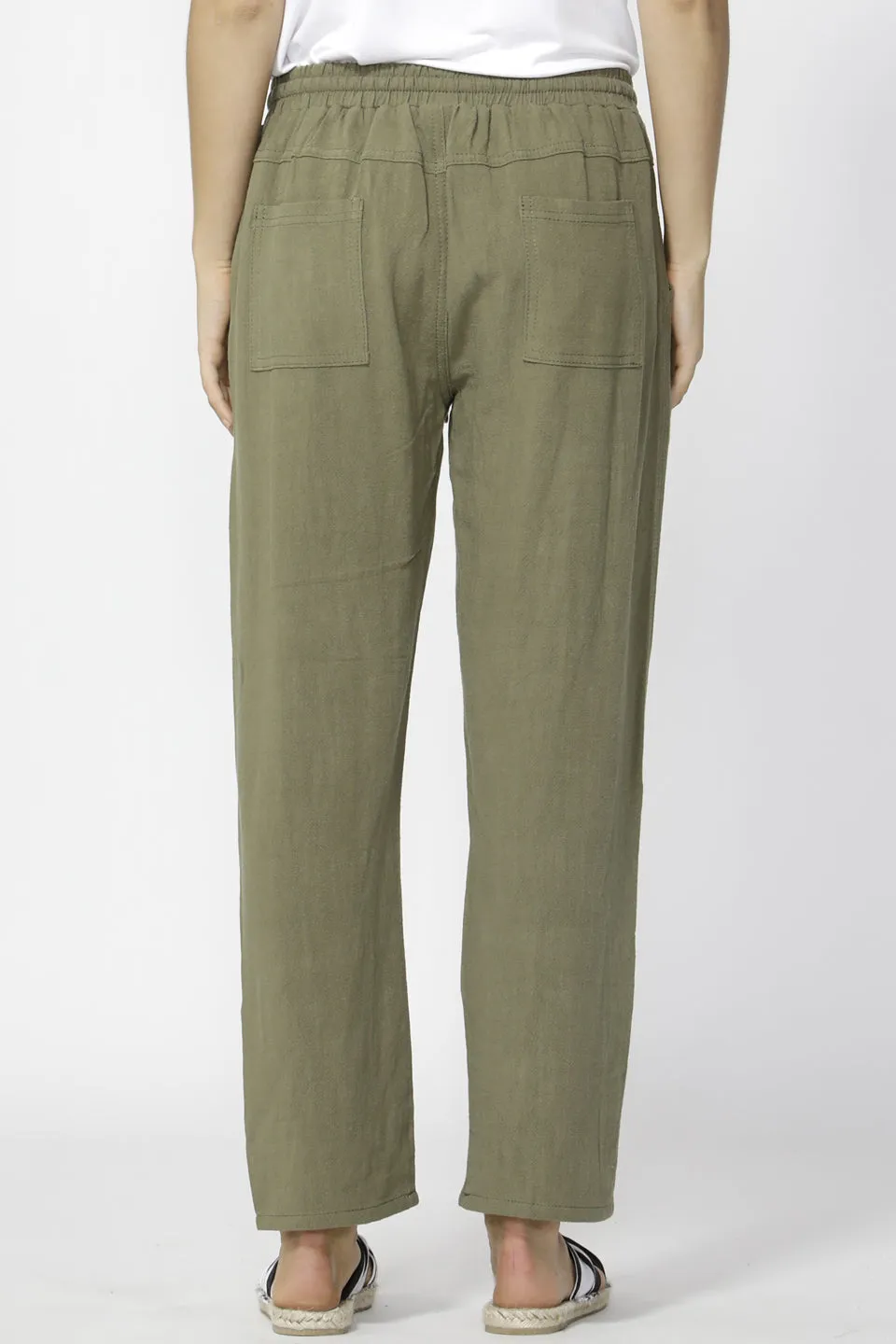 Watson Relaxed Khaki Roll Pant