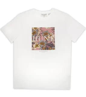 White Hunt Floral Print T-shirt