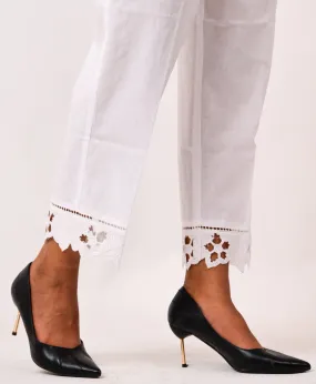 White Sunflower Pants