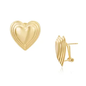 Willa Heart Statement Earrings