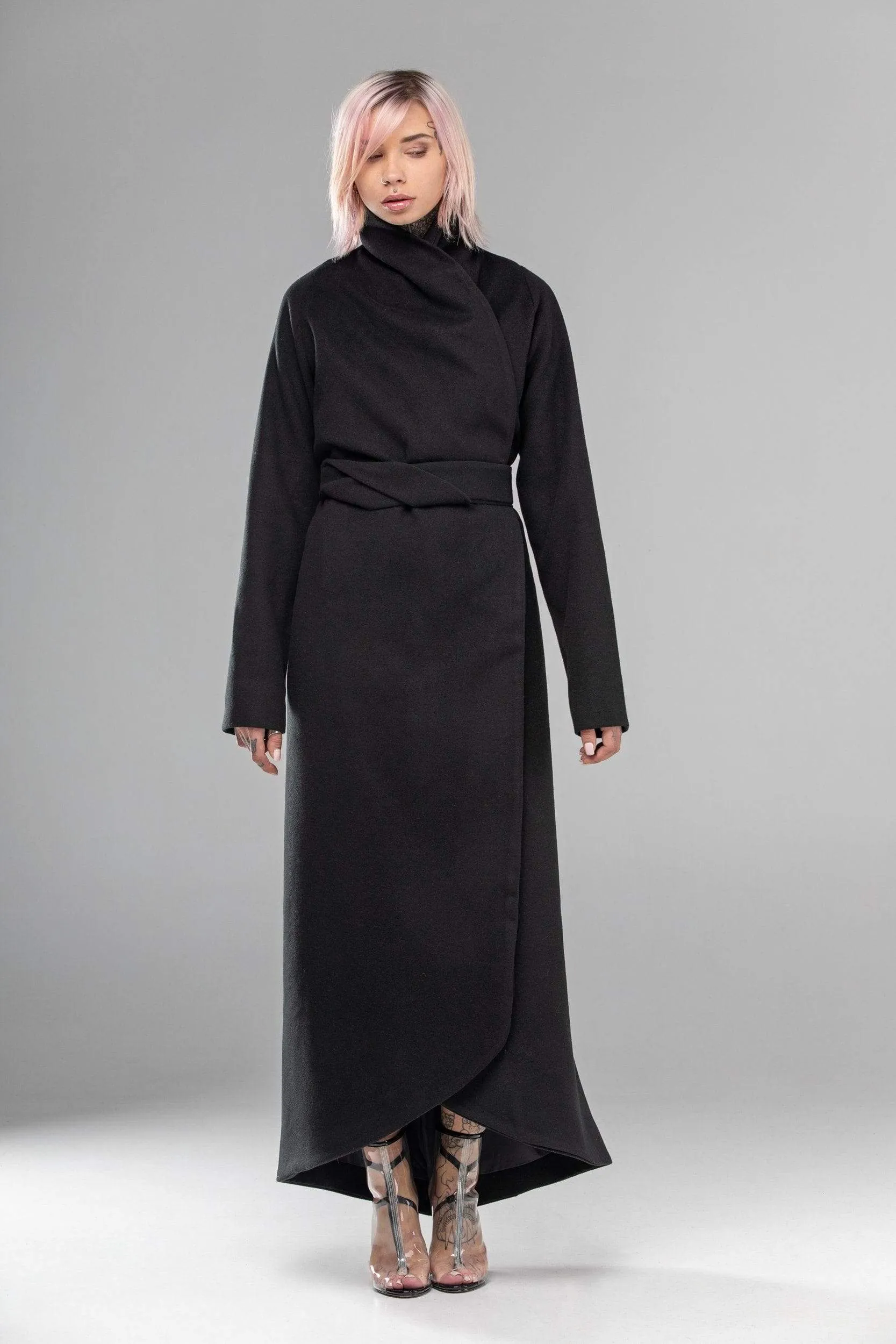 Winter Belted Maxi Coat