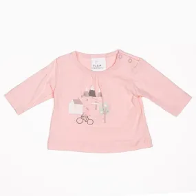 Winter Wonderland Long Sleeve Tee - Pink Bamboo